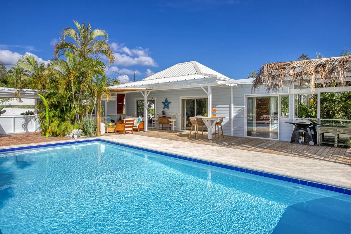 A louer villa 2 chambres Terres Basses Saint Martin_ Piscine - 4